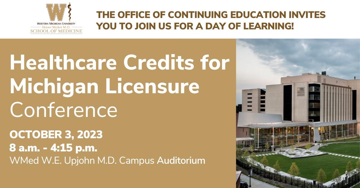 Healthcare Credits for Michigan Licensure 2023 Banner